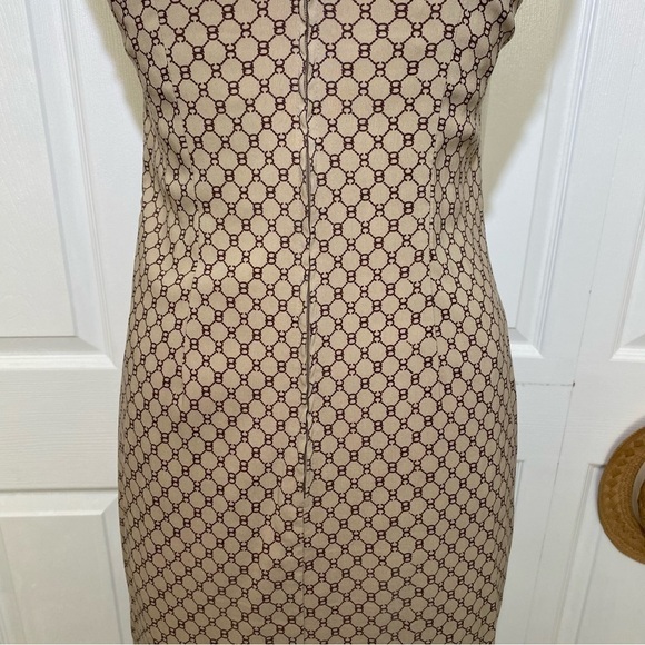 Printed Classic Midi Dress Spaghetti Adjustable Straps Side Slits Tag missing - Picture 9 of 16